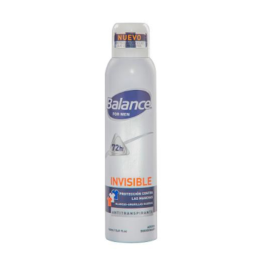 Antitranspirante   BALANCE Men Invisible 72H Spray x160Ml  