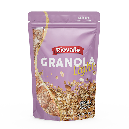 Granola Light Baja en Azúcar Riovalle Megamarket Bolsas Doypack x 1