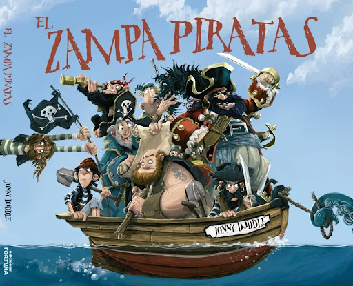 El Zampa Piratas (t.d) Ediciones Fortuna Libro x 1 El Zampa Piratas (t.d)Historia de piratas en este álbum de ilustración infantil con un dibujo fantástico a todo color. ĦÉxito de ventas en el Reino Unido! El malvado capitán Barbamorada y su tripulaci