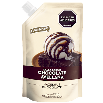 Salsa Colombina   Chocolate Avellana x 200 gr 