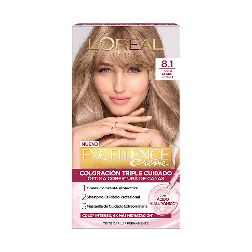 Tinte Loreal Excellence   Tono 8.1 Kit x 1 und