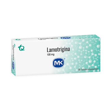 Lamotrigina 100 mg Mk Caja x 30 Tabletas  