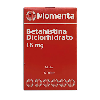 Betahistina Diclorhidrato 16 mg Momenta Caja x 30 Tabletas  