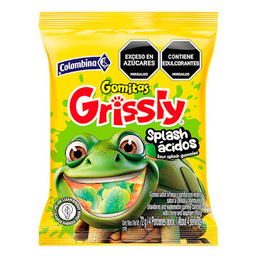 Gomas Grissly Colombina Splash x 70 gr  