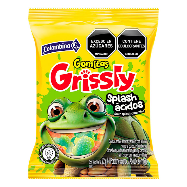 Gomas Grissly Colombina Splash x 70 gr  