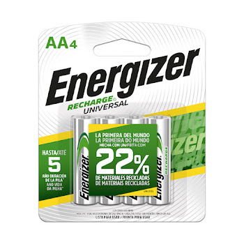Pila Energizer Recharge Universal Aa Multi Purpose x 4 und  