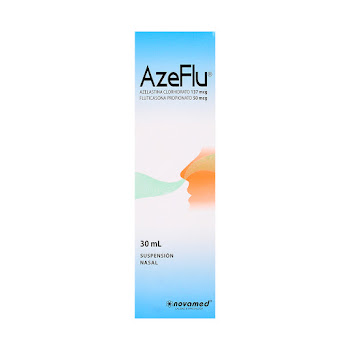 Azeflu Azelastina HCl 100 mg Novamed x 30 ml  