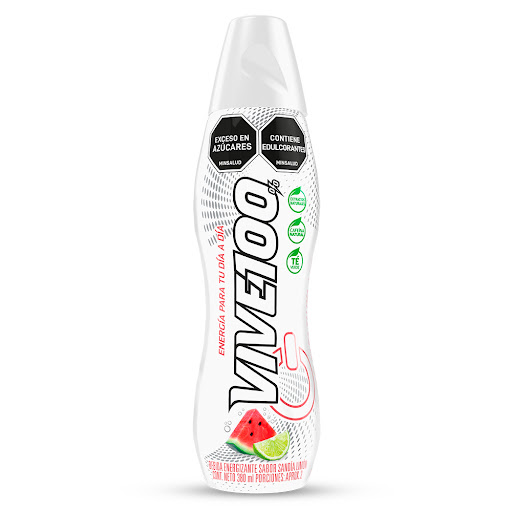 Bebida Energizante Vive 100 Sandía Limón X 380 ml