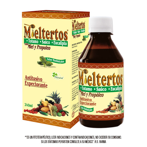 Mieltertos Jarabe Natural Freshly Frasco x 240 ml