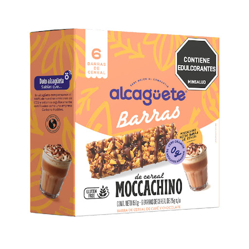 Barra Cereal Alcaguete   Moccachino Caja x 6 und