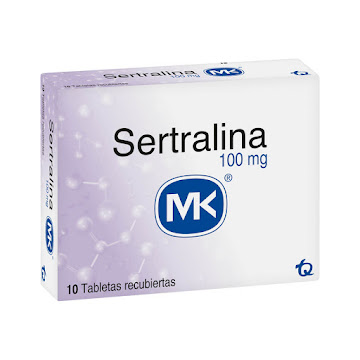 Sertralina MK 100 mg Caja x 10 Tabletas  