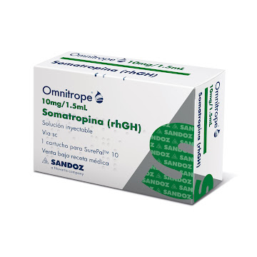 Omnitrope Somatropina 10mg/1.5ml Sandoz Caja x 1 Cartucho  