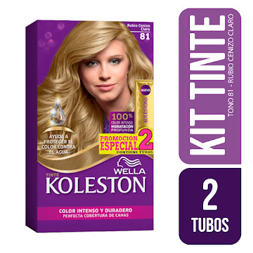 Tinte Wella Koleston Rubio Cenizo Claro N°81 x 2 und  