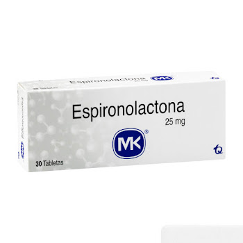 Espironolactona MK 25 mg Caja x 30 Tabletas  