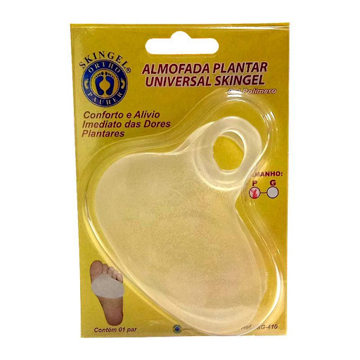 Apoyo Plantar En Gel Talla L Ortho Pauher Orthopauher Individual x 1 Apoyo plantar elaborado en silicona transparente, brinda comodidad y descanso