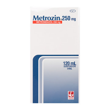 Metrozin Metronidazol 250 mg Procaps Frasco x 120 ml  