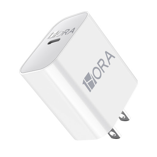 Cargador 1 Hora Tipo C 20W Blanco x 1 und