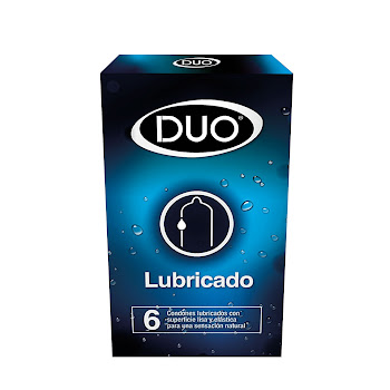 Condón DUO Preservativo Lubricado x 6 und  