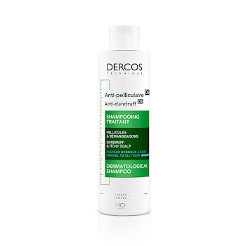 Shampoo Dercos DS Anticaspa Cabello Graso Vichy Botella x 200 ml  