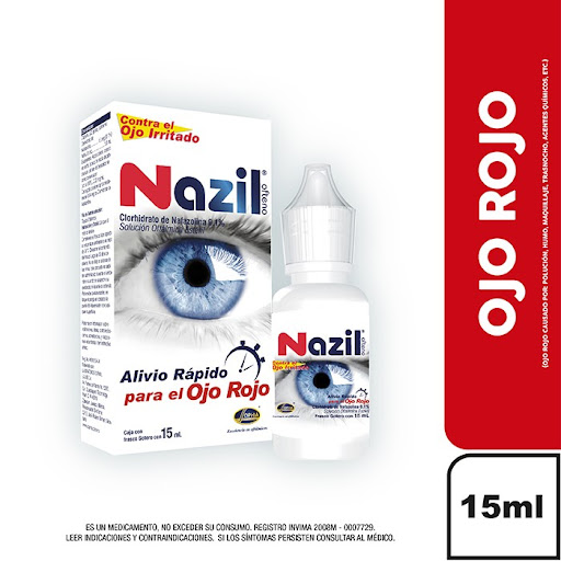 Nazil Ofteno Nafazolina 0.1% Sophia Frasco x 15 ml