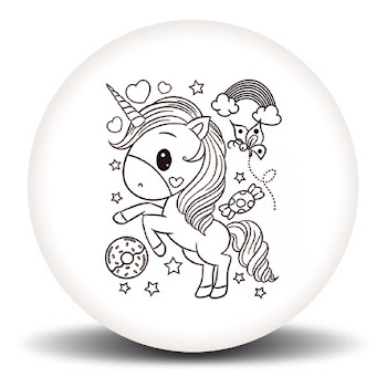 Juguete Pelota Pintable Viniball Niña x 1 und   