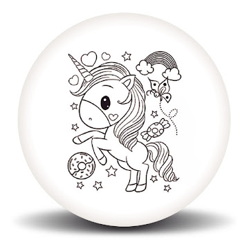 Juguete Pelota Pintable Viniball Niña x 1 und   