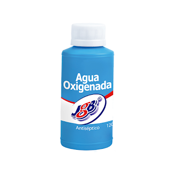 Agua Oxigenada JGB Frasco x 120 ml  