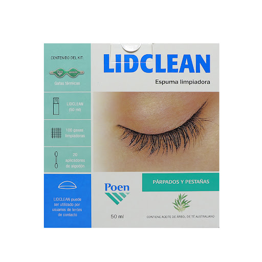 Espuma Limpiadora Lidclean Kit Frasco Poen x 50 ml