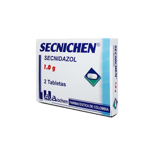 Secnichen Secnidazol 1 g Biochem Caja x 2 Tabletas