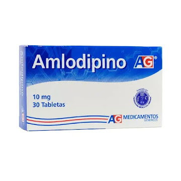 Amlodipino AG 10 mg Caja x 30 Tabletas  