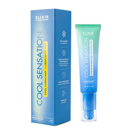 Lubricante Intimo FrIo Cool Sensation Elixir 30ml Elixir Caja x 1 Lubricante intimo frio Cool Sensation Elixir 30 ml: Lubricante con sensaciÃ³n fria, a base de agua. Sabor mentolado. Lubricacion de larga duracion. Compatible con preservativos
