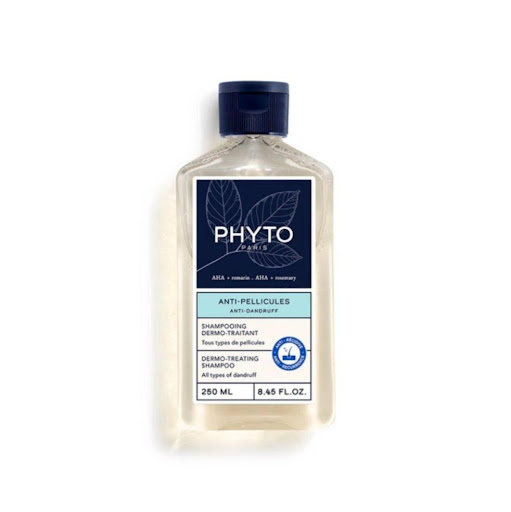 Shampoo Phyto Dermocalmante 250ML PHYTO CAJA x 1 Desde la primera aplicación, el Champú DERMO TRATANTE elimina las caspa y limita su reaparición.