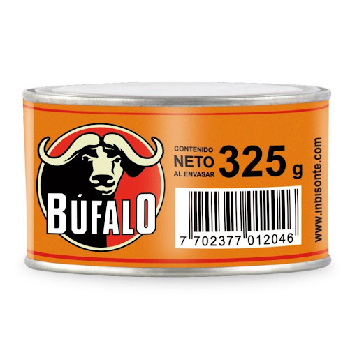 Betún Búfalo Protexol X 325 Gr BÚFALO Lata x 1 Und Crema especial para proteger, impermeabilizar y suavizar artículos de cuero mate u opaco, de uso a la intemperie.
Aplique frotando para que penetre en el interior del cuero.

FORMAS DE USO 
Aplique el