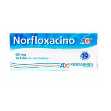 Norfloxacino AG 400 mg Caja x 14 Tabletas  