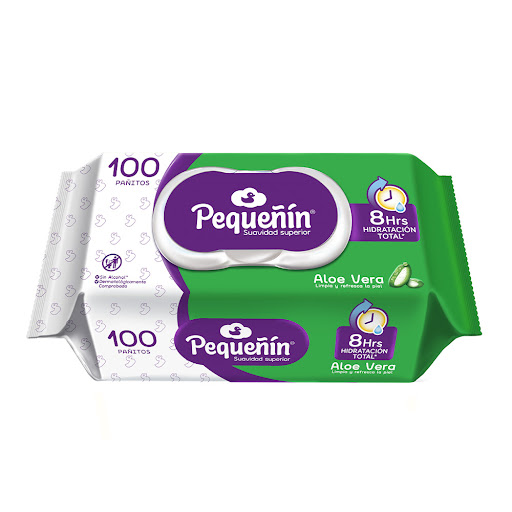 Toallitas Húmedas Pequeñín Aloe x 100 und