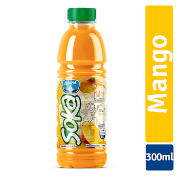 Refresco Alpina Soka Mango x 300 ml  