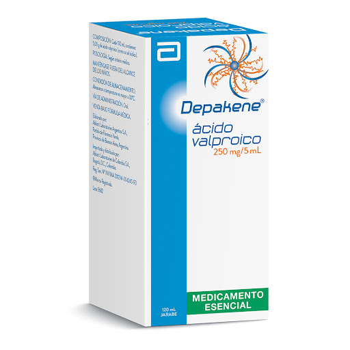 Depakene Ácido Valproico 250mg/5ml Abbott Jarabe Frasco x 120 ml
