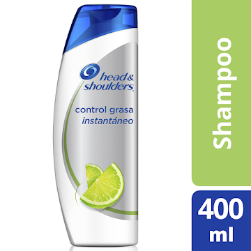 //Shampoo Head & Shoulders For Men Control Instantáneo X400Ml.          