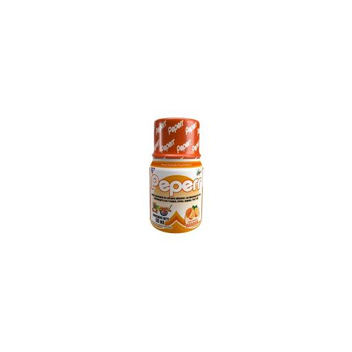 Peperr Sabor Naranja (60 mL) Natural Health LIQUIDO x 60ml Sirve principalmente como un suplemento alimenticio natural para la salud digestiva e inmune de los niños. La combinación de sus ingredientes está pensada para Regular el tránsito intestinal: La pitah