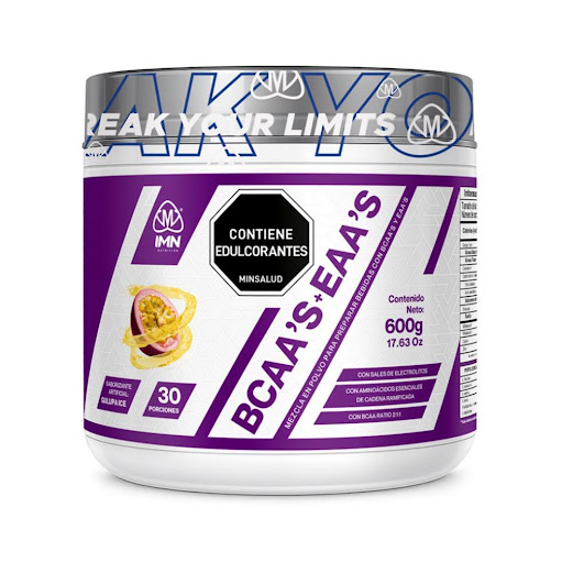 Bcaa 2:1:1 IMN Sabor Gulupa Ice 600 gr  IMN NUTRITION TARRO x 600GR 