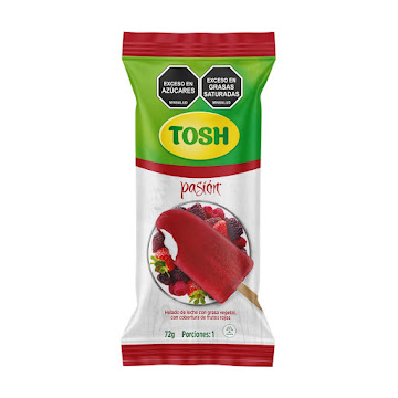 Helado Paleta Tosh Pasion x 72 gr  