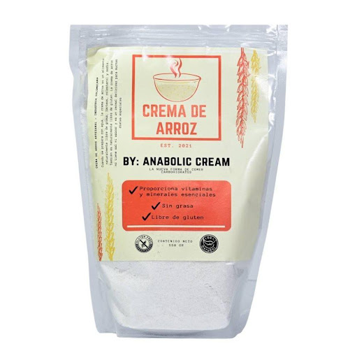 Crema de arroz tradicional sin sabor x 550 gr by: Anabolic Cream Anabolic Cream Bolsa x 550 gr LA CREMA DE ARROZ TRADICIONAL, VIENE NEUTRA (SIN SABOR) EN PRESENTACIÓN DE 550 GR.

SIN GRASA
SIN AZUCAR
LIBRE DE GLUTEN

 
IDEAL PARA HACER RECETAS SALADAS, COMO AREPAS DE ARROZ O PARA SER MEZCLADA 