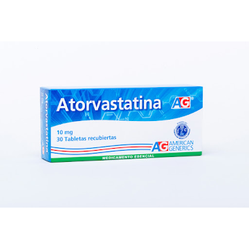Atorvastatina AG 10 mg Caja x 30 Tabletas  
