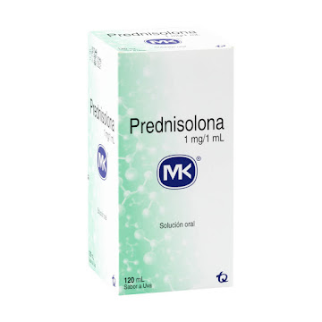 //PREDNISOLONA MK 1MG/1ML SOLUCIÓN ORAL UVA FCO.X120ML.                   