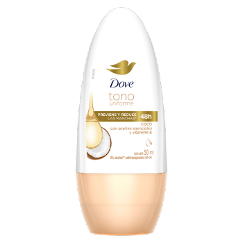 Desodorante Mujer Dove Roll On Clear Tone Frasco x 50 ml  