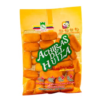 Pasabocas Achiras Del Huila Natural Paquete x 50 gr  
