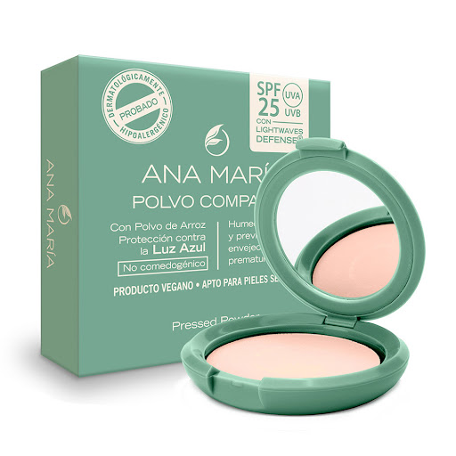 Polvo Compacto Ana María Spf 25 Perla x 15 gr