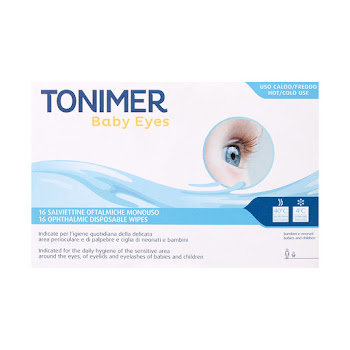 Tonimer Baby Eyes   Toallitas Oftálmicas Caja X 16 Sachets  