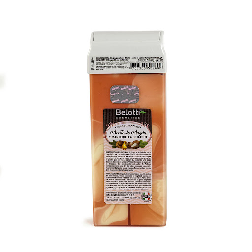 Cera Depilatoria Belotti Aceite de Argán y Karité Roll On x 100 ml