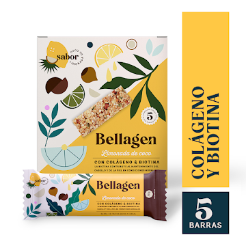 Bellagen Colágeno Biotina x 5 Barras x 30 gr undefined